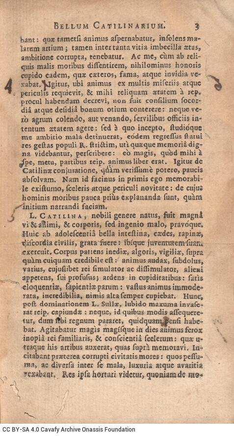 15 x 9 εκ. 18 σ. χ.α. + 179 σ. + 13 σ. χ.α., όπου στο φ. 1 χειρόγραφη σημείωση με μαύ